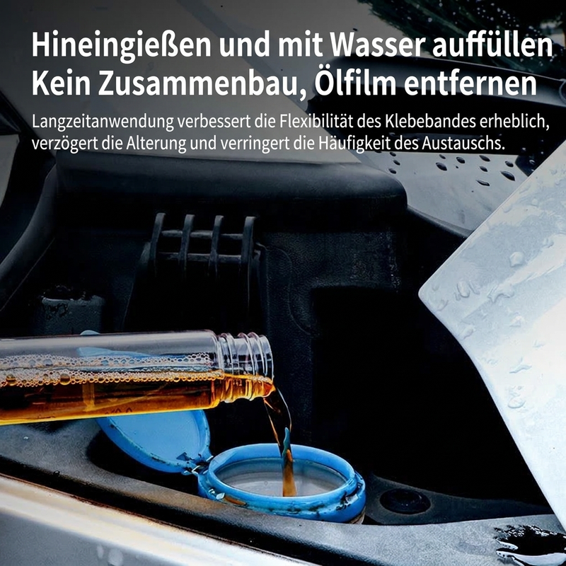 ⏳50% Rabatt für begrenzte Zeit⏰5-in-1 Glasreiniger – Entfernt Flecken, Ölfilm, Insektenschmutz, Frostschutzmittel & ist wasserabweisend🚗💪