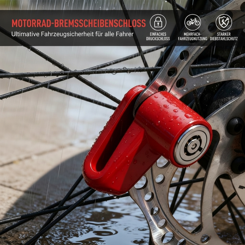 🔒 50% RABATT! 🚲 PUSH-LOCK Scheibenbremsschloss – Diebstahlsicher & hochleistungsstark ✨