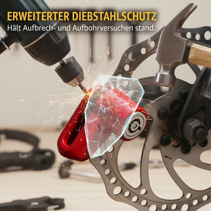 🔒 50% RABATT! 🚲 PUSH-LOCK Scheibenbremsschloss – Diebstahlsicher & hochleistungsstark ✨
