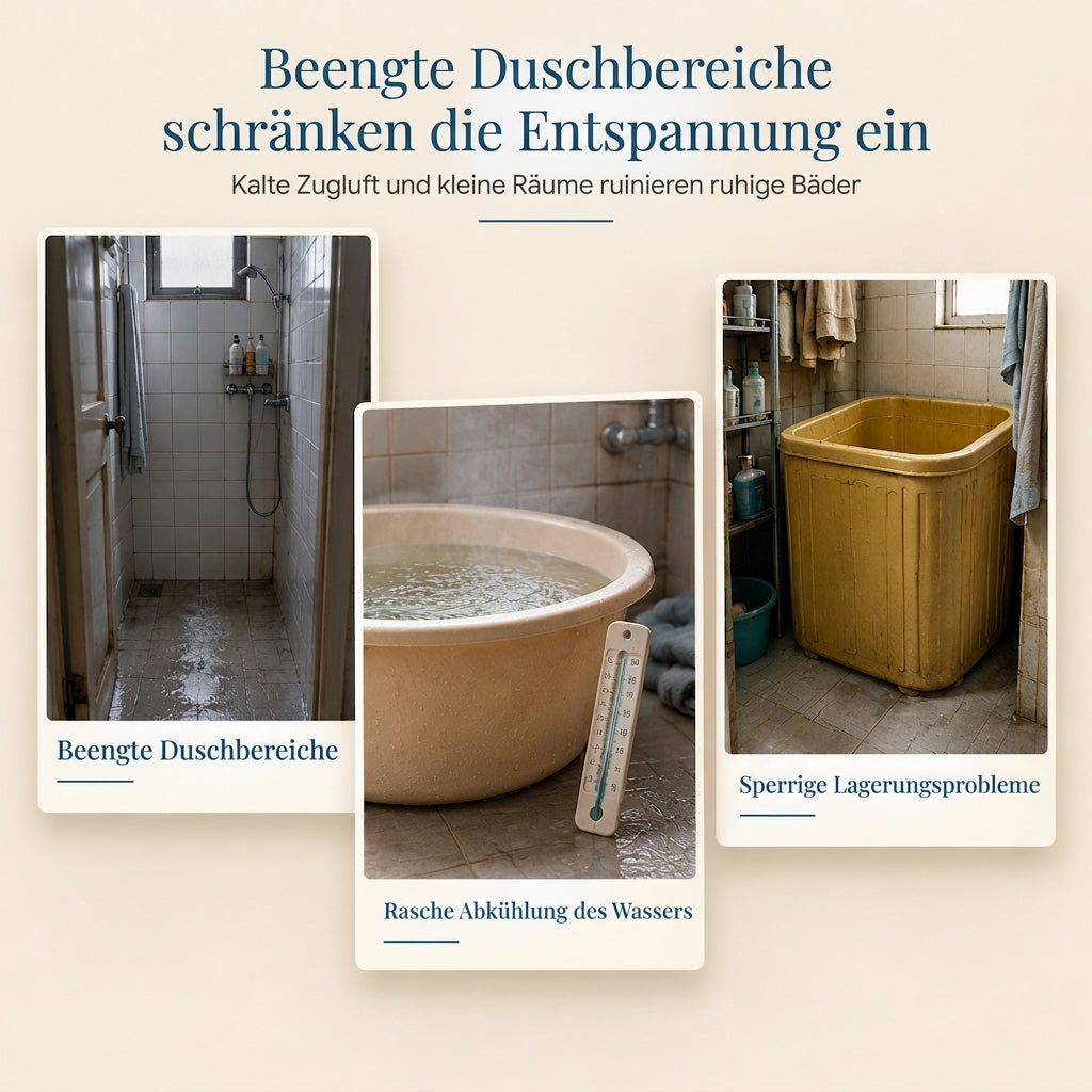 🛁 LIMITIERTES ANGEBOT 50% RABATT! ✨ Faltbare Badewanne für Erwachsene – wärmeisolierend, platzsparend, mit Kissen 🧺