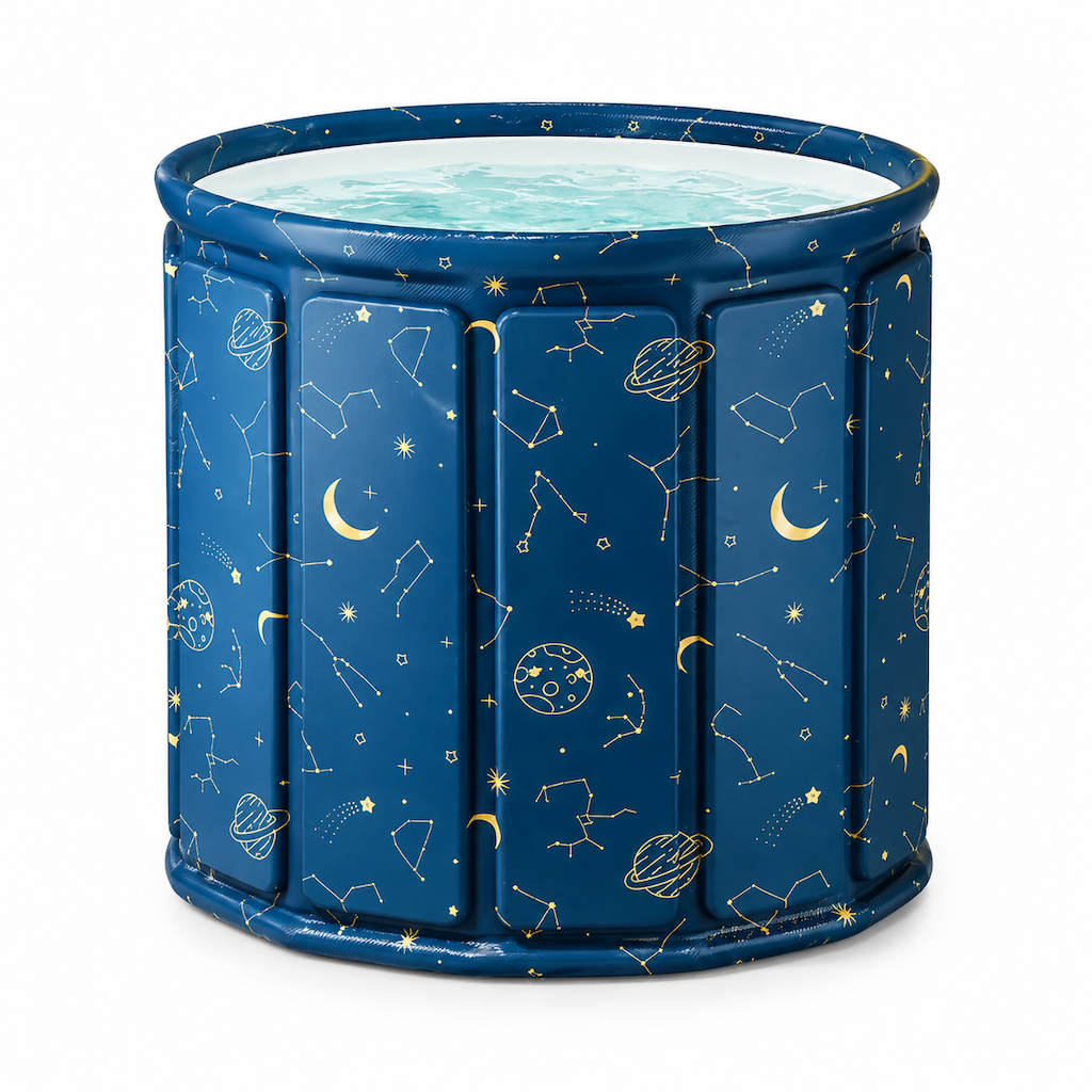 🛁 LIMITIERTES ANGEBOT 50% RABATT! ✨ Faltbare Badewanne für Erwachsene – wärmeisolierend, platzsparend, mit Kissen 🧺