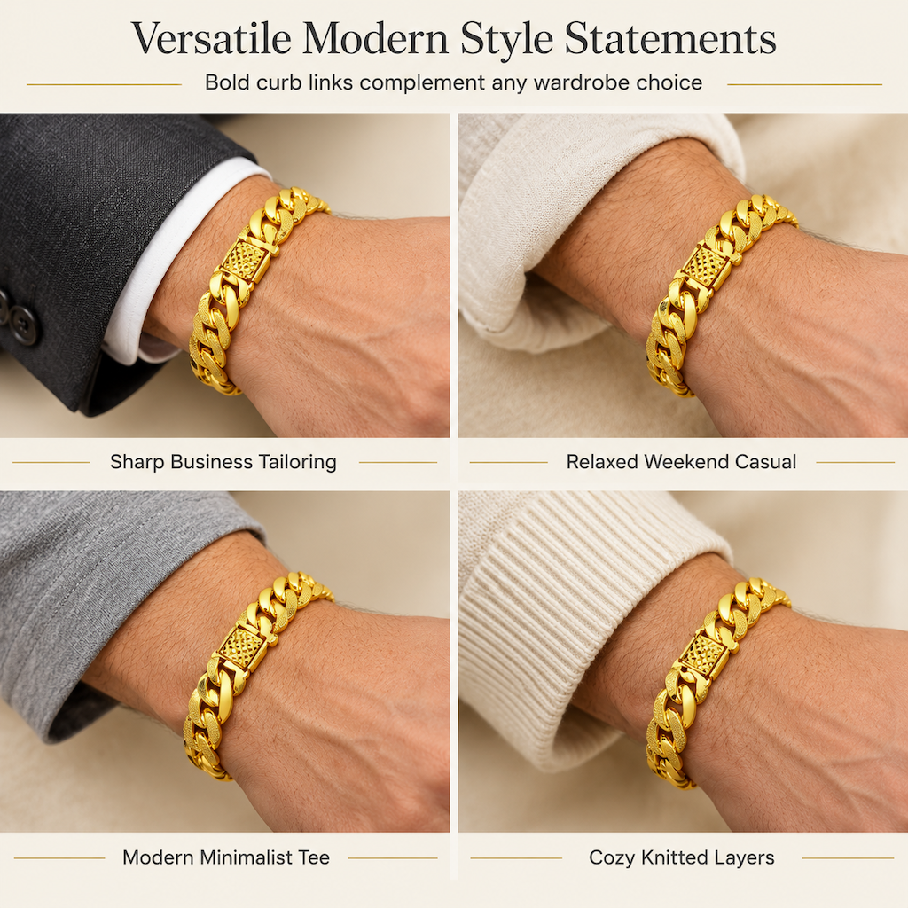⛓️ LIMITIERTES ANGEBOT 50% RABATT! ✨ Herren Sandgold-Armband – Massivmessing, matt sandgestrahlt, Uhrverschluss 💪