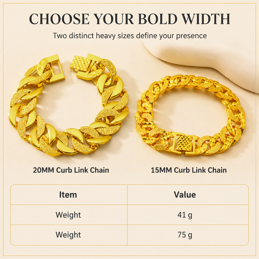 ⛓️ LIMITIERTES ANGEBOT 50% RABATT! ✨ Herren Sandgold-Armband – Massivmessing, matt sandgestrahlt, Uhrverschluss 💪