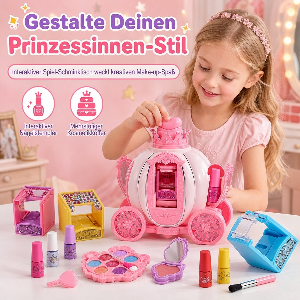 💖 LIMITIERTES ANGEBOT 50% RABATT! ✨ Rosa Kinder-Make-up-Set – Sicher, Waschbar, Ideal als Geschenk 👧