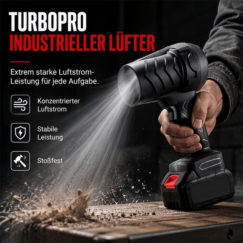 💨 LIMITIERTES ANGEBOT 50% RABATT! ⚡ Tragbarer kabelloser Turbo-Gebläse – starke Luftleistung, multifunktional 🛠️