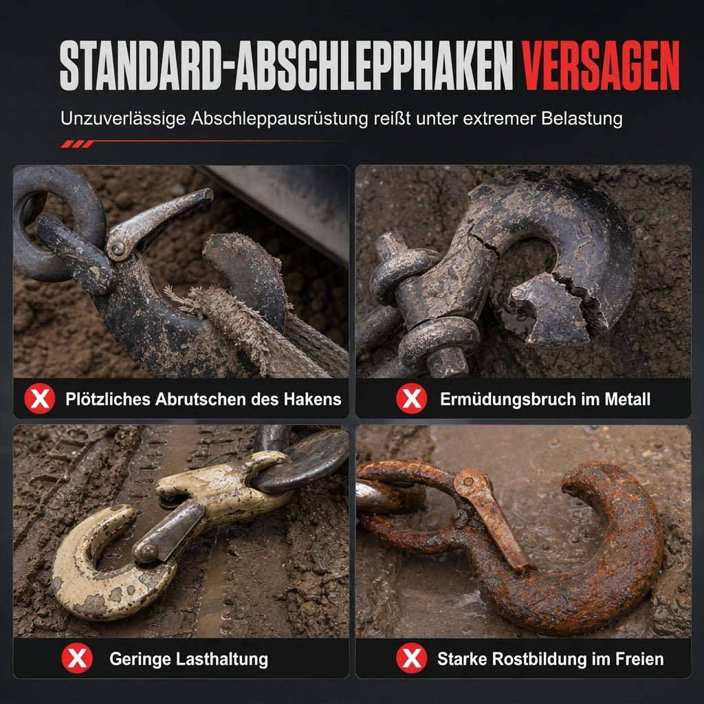 🚛 LIMITIERTES ANGEBOT 50% RABATT! ⚒️ S-förmiger geschmiedeter Tauwerkshaken – Sicherheitsverschluss, hochbelastbar, wetterfest 🛡️