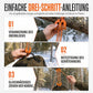 🏕️ LIMITIERTES ANGEBOT 50% RABATT! ✨ Flaschenzug für Jagdausrüstung – Einfach zu bedienen, Robust, Tragbar 🪝