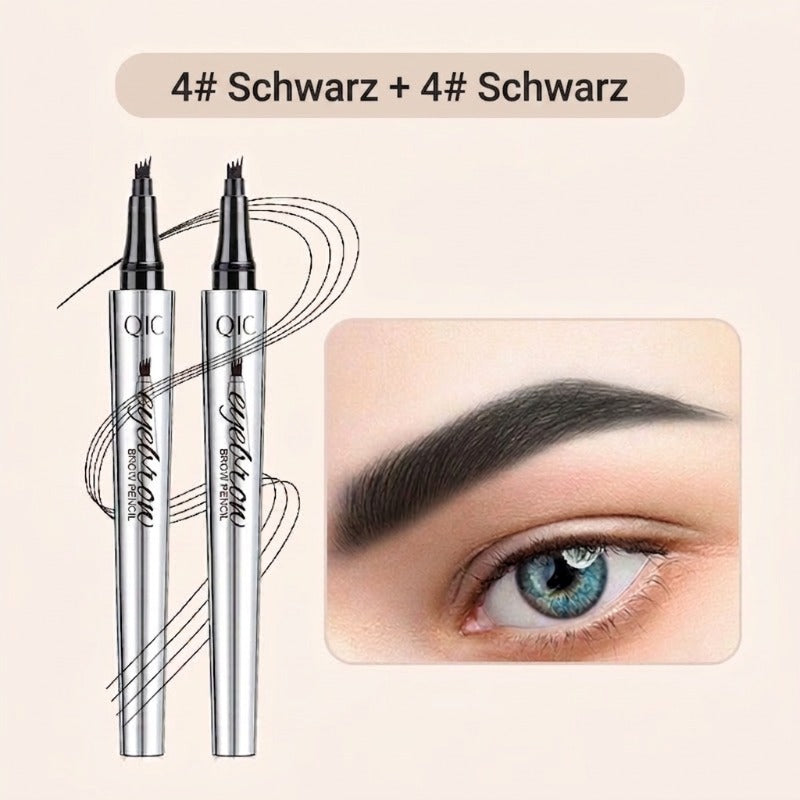 50% RABATT🧡3D-Wasserfester Microblading Augenbrauenstift mit 4-zackiger Spitze