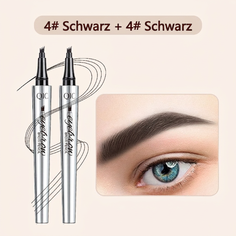 50% RABATT🧡3D-Wasserfester Microblading Augenbrauenstift mit 4-zackiger Spitze