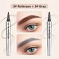 50% RABATT🧡3D-Wasserfester Microblading Augenbrauenstift mit 4-zackiger Spitze