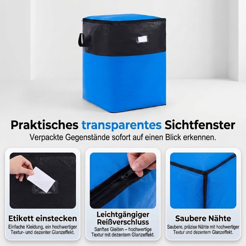 📦 KAUFE 2, ERHALTE 1 GRATIS! ⏰ Faltbare Aufbewahrungs- & Umzugstasche – Groß, stabil & wasserabweisend – Ideal für Kleidung, Bettwäsche oder Umzug – mit Griffen & Reißverschluss – platzsparend verstaut ✨🧳