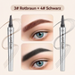 50% RABATT🧡3D-Wasserfester Microblading Augenbrauenstift mit 4-zackiger Spitze