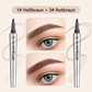 50% RABATT🧡3D-Wasserfester Microblading Augenbrauenstift mit 4-zackiger Spitze