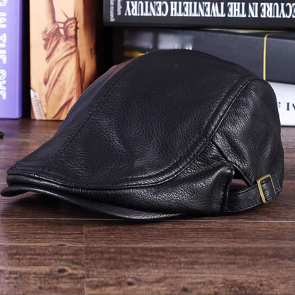 Newsboy Leather Hats for Men