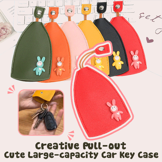 Creative Pull-out Cute Large-capacity Car Key Case